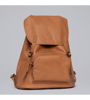 Ghiozdan de piele, Crem - 30 L - Acasa