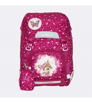 Ghiozdan, Rucsac Ergonomic, Set Clasic 6 Piese, Forest Deer Red - Acasa Ghiozdan, Rucsac Ergonomic, Set Clasic 6 Piese, Forest Deer Red - Acasa