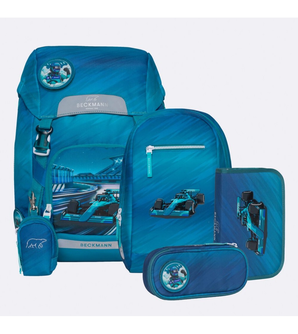 Ghiozdan, Rucsac Ergonomic, Set Clasic 6 Piese, Racing - Acasa Ghiozdan, Rucsac Ergonomic, Set Clasic 6 Piese, Racing - Acasa