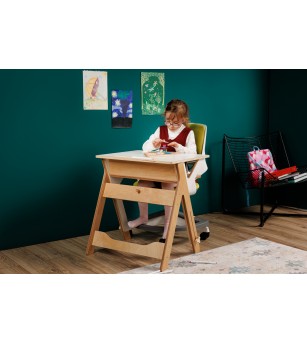Birou elev, reglabil, din placaj furnir, Standy - Home & deco Birou elev, reglabil, din placaj furnir, Standy - Home & deco