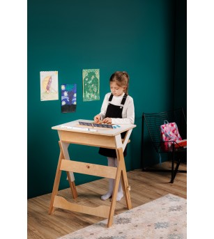 Birou elev, reglabil, din placaj furnir, Standy - Home & deco Birou elev, reglabil, din placaj furnir, Standy - Home & deco