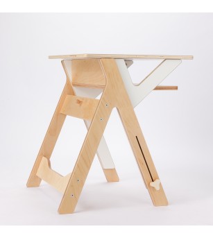 Birou elev, reglabil, din placaj furnir, Standy - Home & deco Birou elev, reglabil, din placaj furnir, Standy - Home & deco