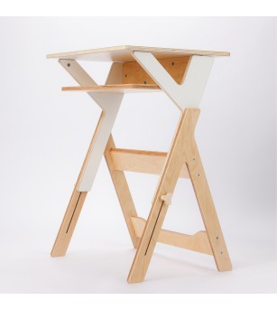 Birou elev, reglabil, din placaj furnir, Standy - Home & deco Birou elev, reglabil, din placaj furnir, Standy - Home & deco