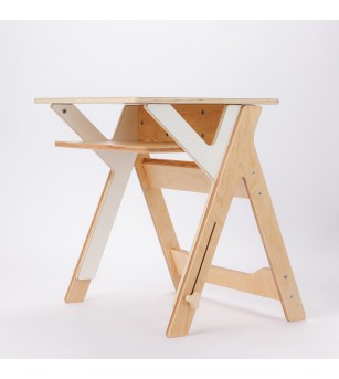 Birou elev, reglabil, din placaj furnir, Standy - Home & deco Birou elev, reglabil, din placaj furnir, Standy - Home & deco