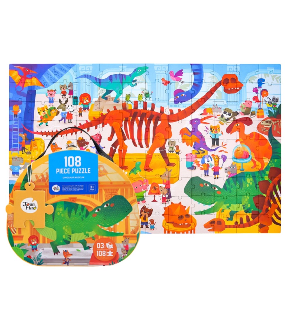Puzzle Jar Melo- Muzeul Dinozaurilor, 108 piese - Puzzle copii Puzzle Jar Melo- Muzeul Dinozaurilor, 108 piese - Puzzle copii