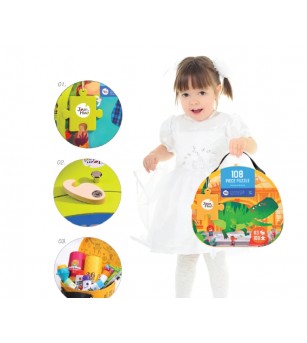 Puzzle Jar Melo- Muzeul Dinozaurilor, 108 piese - Puzzle copii Puzzle Jar Melo- Muzeul Dinozaurilor, 108 piese - Puzzle copii