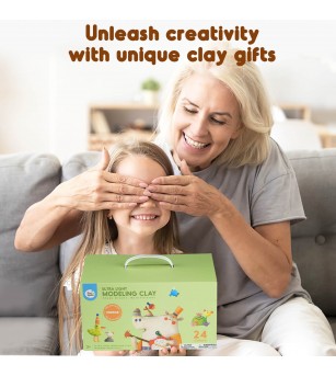 Pastă de modelat Jar Melo, ultra-ușoară, 24 buc - Seturi cu plastilină și modelare Pastă de modelat Jar Melo, ultra-ușoară, 24 buc - Seturi cu plastilină și modelare