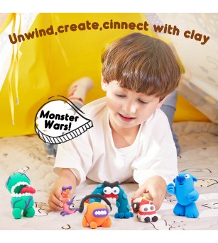 Pastă de modelat Jar Melo, ultra-ușoară, 24 buc - Seturi cu plastilină și modelare Pastă de modelat Jar Melo, ultra-ușoară, 24 buc - Seturi cu plastilină și modelare