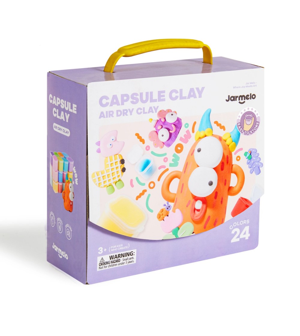 Pastă de modelat Jar Melo, 24 buc - Seturi cu plastilină și modelare Pastă de modelat Jar Melo, 24 buc - Seturi cu plastilină și modelare