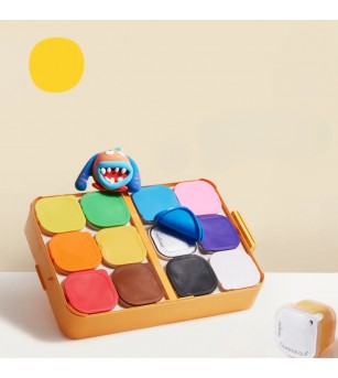 Pastă de modelaj Jar Melo – Cutie cu 12 nuanțe - Seturi cu plastilină și modelare Pastă de modelaj Jar Melo – Cutie cu 12 nuanțe - Seturi cu plastilină și modelare