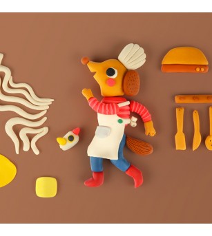 Set creativ Jar Melo – pastă de modelaj, 24 culori - Seturi cu plastilină și modelare Set creativ Jar Melo – pastă de modelaj, 24 culori - Seturi cu plastilină și modelare