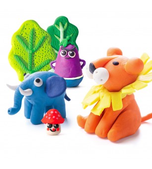 Set creativ Jar Melo – pastă de modelaj 12 culori - Seturi cu plastilină și modelare Set creativ Jar Melo – pastă de modelaj 12 culori - Seturi cu plastilină și modelare