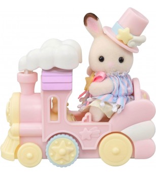 Sylvanian Families 5819 - set figurine Amusement Park Ride Plane & Train - Figurine Sylvanian Families 5819 - set figurine Amusement Park Ride Plane & Train - Figurine