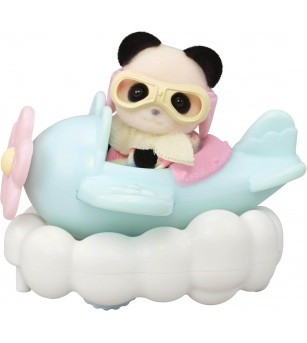 Sylvanian Families 5819 - set figurine Amusement Park Ride Plane & Train - Figurine Sylvanian Families 5819 - set figurine Amusement Park Ride Plane & Train - Figurine