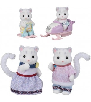 Figurine Sylvanian Families 5814 - Familia de leoparzi de zăpadă - Figurine Figurine Sylvanian Families 5814 - Familia de leoparzi de zăpadă - Figurine