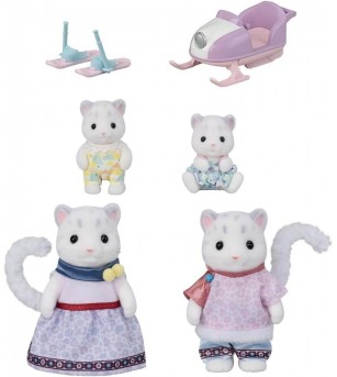 Figurine Sylvanian Families 5814 - Familia de leoparzi de zăpadă - Figurine Figurine Sylvanian Families 5814 - Familia de leoparzi de zăpadă - Figurine