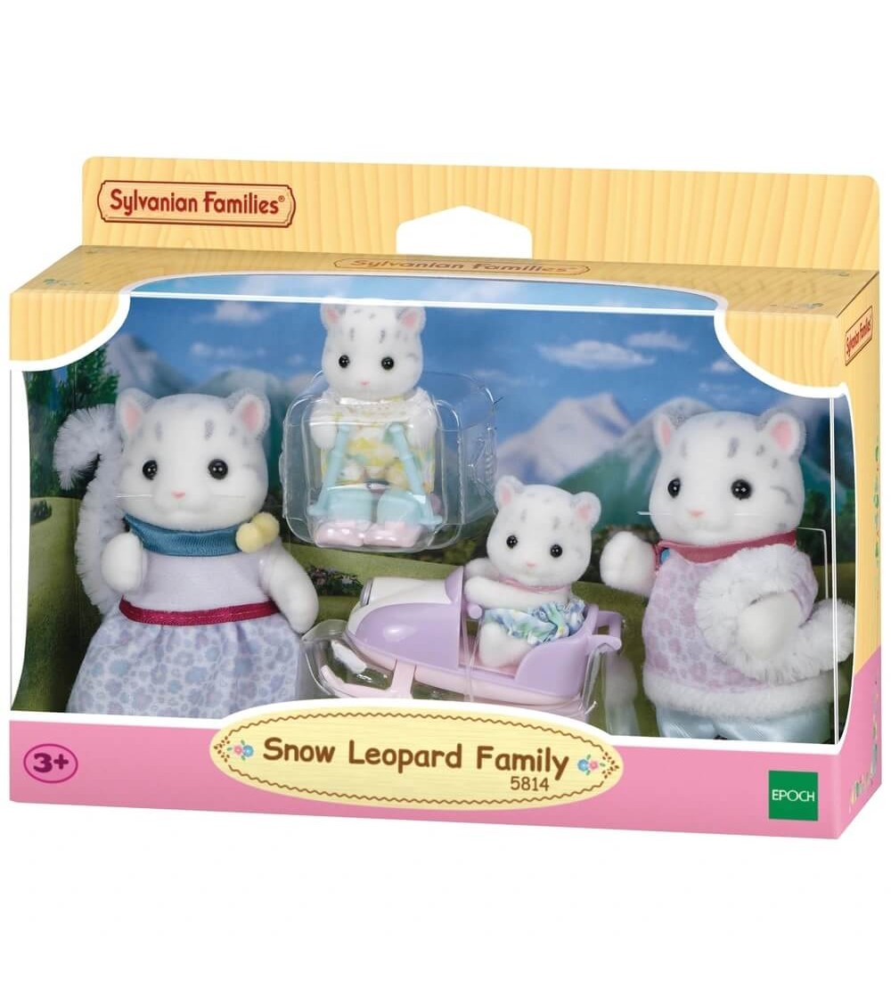 Figurine Sylvanian Families 5814 - Familia de leoparzi de zăpadă - Figurine Figurine Sylvanian Families 5814 - Familia de leoparzi de zăpadă - Figurine
