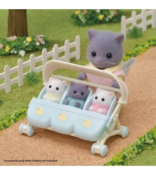 Figurine Sylvanian Families 5458 - tripletii pisici persane - Figurine Figurine Sylvanian Families 5458 - tripletii pisici persane - Figurine