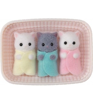Figurine Sylvanian Families 5458 - tripletii pisici persane - Figurine Figurine Sylvanian Families 5458 - tripletii pisici persane - Figurine