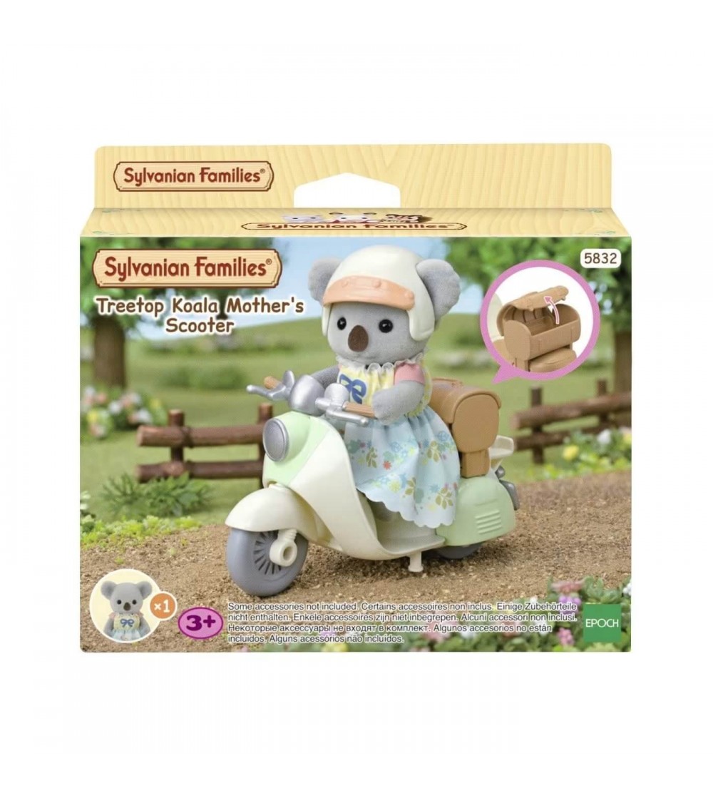 Set Sylvanian Families 5832 - figurina koala cu scooter - Figurine Set Sylvanian Families 5832 - figurina koala cu scooter - Figurine