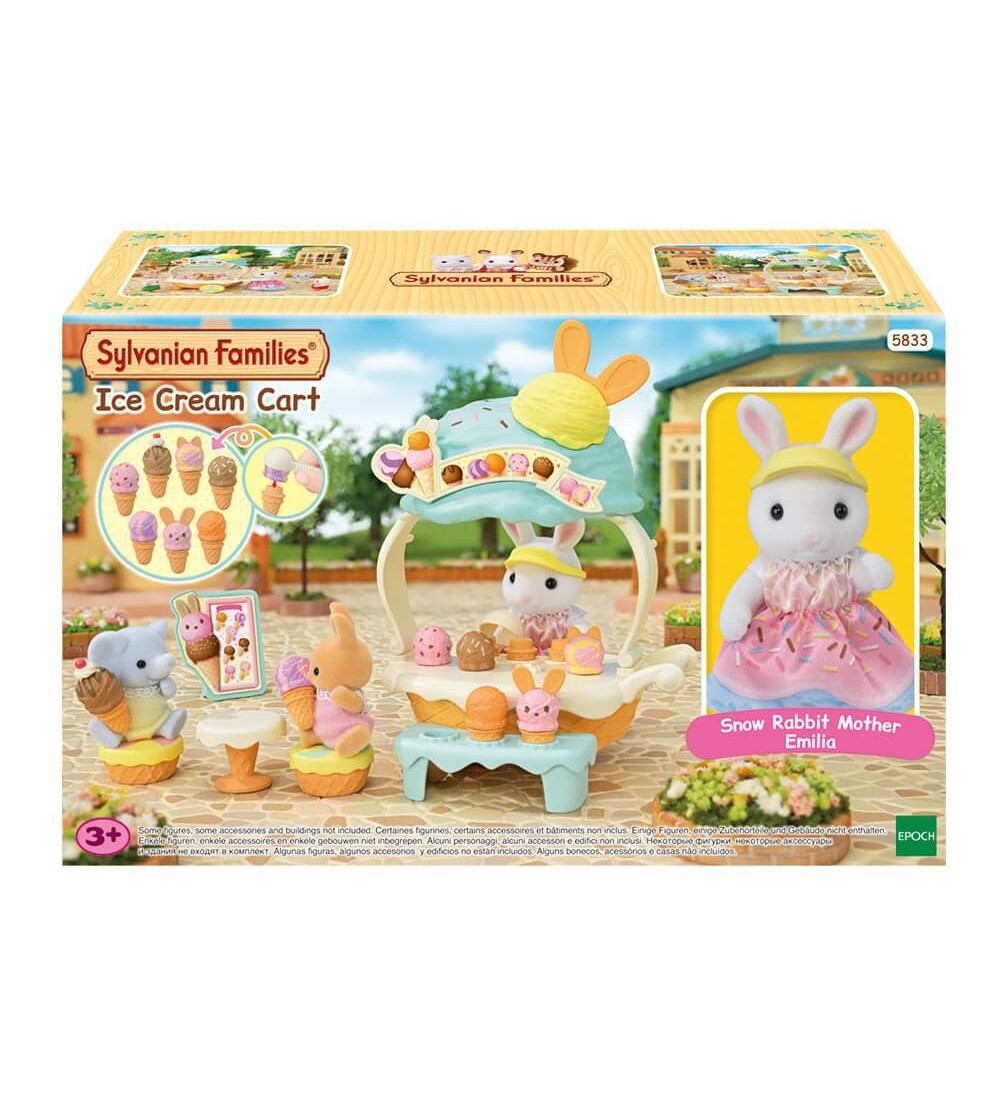 Set Sylvanian Families 5833 - figurină iepuraș și stand de înghețată - Figurine Set Sylvanian Families 5833 - figurină iepuraș și stand de înghețată - Figurine