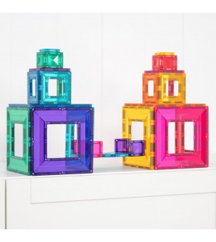 Set Connetix 48 piese magnetice de construcție, Bright Portal Pack - Jucarii magnetice Set Connetix 48 piese magnetice de construcție, Bright Portal Pack - Jucarii magnetice