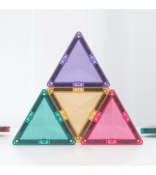 Set Connetix 48 piese magnetice de construcție, Glitter Castle Pack - Jucarii magnetice Set Connetix 48 piese magnetice de construcție, Glitter Castle Pack - Jucarii magnetice