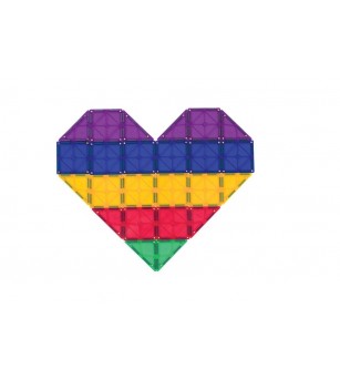 Set Playmags Junior (CUTIE DETERIORATA) - 32 piese magnetice de construcție + 6 Clickins ABC - Jucarii magnetice Set Playmags Junior (CUTIE DETERIORATA) - 32 piese magnetice de construcție + 6 Clickins ABC - Jucarii magnetice