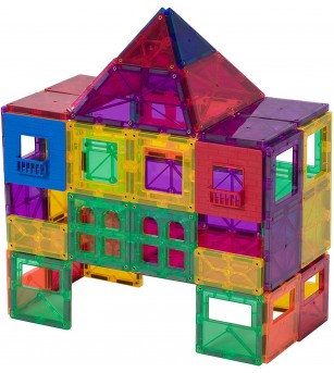 Set Playmags Junior (CUTIE DETERIORATA) - 32 piese magnetice de construcție + 6 Clickins ABC - Jucarii magnetice Set Playmags Junior (CUTIE DETERIORATA) - 32 piese magnetice de construcție + 6 Clickins ABC - Jucarii magnetice