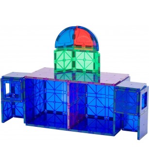 Set Playmags Junior (CUTIE DETERIORATA) - 32 piese magnetice de construcție + 6 Clickins ABC - Jucarii magnetice Set Playmags Junior (CUTIE DETERIORATA) - 32 piese magnetice de construcție + 6 Clickins ABC - Jucarii magnetice