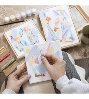 Kit Creativ de Brodat – Tablouri în Nuanțe Pastel - Seturi de cusut pentru copii Kit Creativ de Brodat – Tablouri în Nuanțe Pastel - Seturi de cusut pentru copii