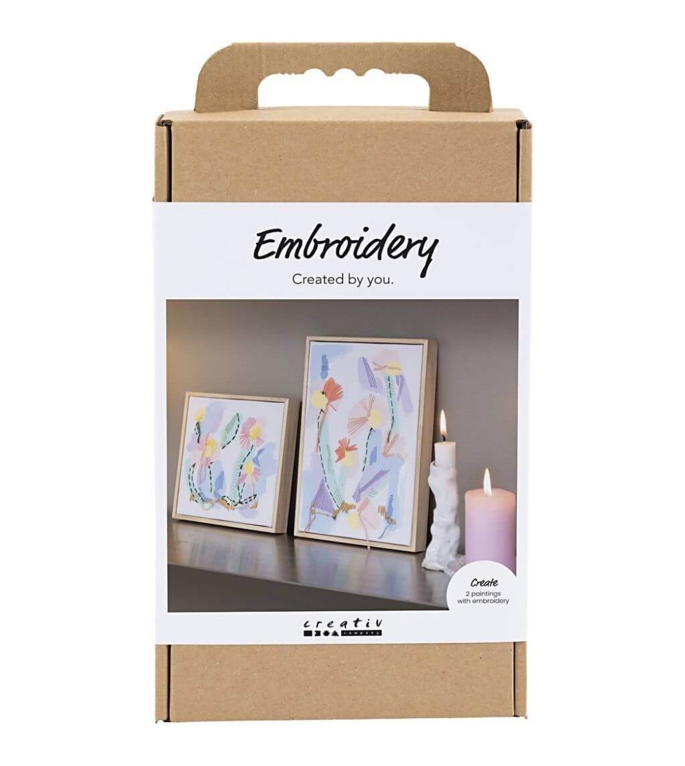 Kit Creativ de Brodat – Tablouri în Nuanțe Pastel - Seturi de cusut pentru copii Kit Creativ de Brodat – Tablouri în Nuanțe Pastel - Seturi de cusut pentru copii