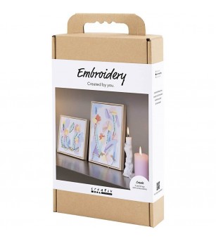 Kit Creativ de Brodat – Tablouri în Nuanțe Pastel - Seturi de cusut pentru copii Kit Creativ de Brodat – Tablouri în Nuanțe Pastel - Seturi de cusut pentru copii