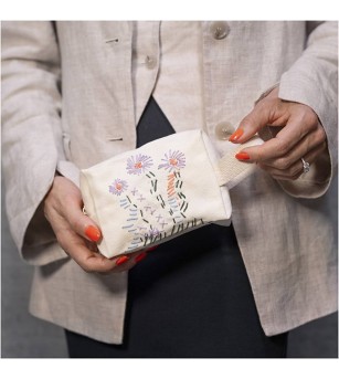 Mini Kit de broderie - geantă de machiaj pânza brodată - Seturi de cusut pentru copii Mini Kit de broderie - geantă de machiaj pânza brodată - Seturi de cusut pentru copii