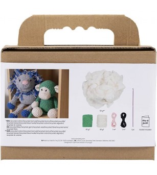 Kit Amigurumi pentru croșetat, Maimuță - Seturi de cusut pentru copii