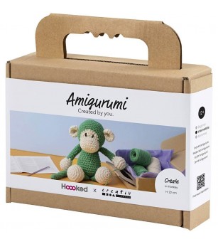 Kit Amigurumi pentru croșetat, Maimuță - Seturi de cusut pentru copii