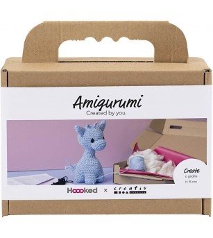 Kit creativ pentru croșetat, Girafă - Seturi de cusut pentru copii