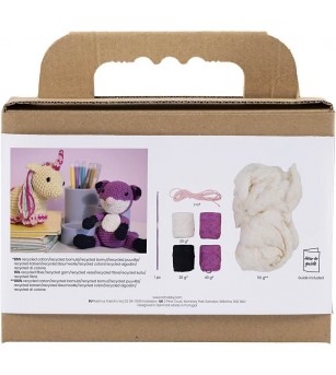 Kit Amigurumi pentru croșetat, Vulpe - Seturi de cusut pentru copii Kit Amigurumi pentru croșetat, Vulpe - Seturi de cusut pentru copii
