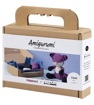 Kit Amigurumi pentru croșetat, Vulpe - Seturi de cusut pentru copii Kit Amigurumi pentru croșetat, Vulpe - Seturi de cusut pentru copii