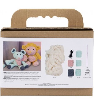 Kit Amigurumi pentru croșetat, Șoricel - Seturi de cusut pentru copii
