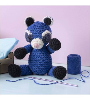 Kit Amigurumi pentru croșetat, Raton - Seturi de cusut pentru copii Kit Amigurumi pentru croșetat, Raton - Seturi de cusut pentru copii