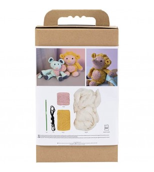 Kit Amigurumi pentru croșetat, Arici - Seturi de cusut pentru copii Kit Amigurumi pentru croșetat, Arici - Seturi de cusut pentru copii