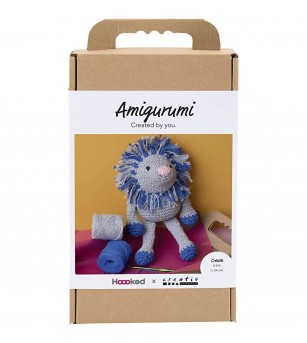 Kit creativ pentru croșetat, Leu - Seturi de cusut pentru copii