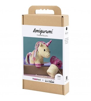 Kit creativ pentru croșetat, Unicorn - Seturi de cusut pentru copii Kit creativ pentru croșetat, Unicorn - Seturi de cusut pentru copii