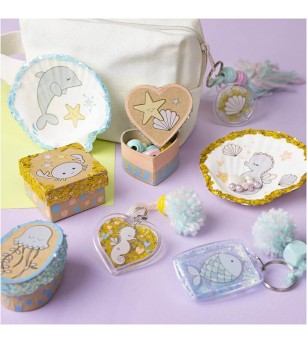 Set creativ, Atelierul marin pastel - Seturi creative DIY Set creativ, Atelierul marin pastel - Seturi creative DIY