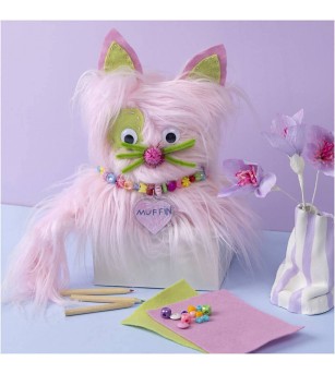 Kit creativ pentru cusut, Pisică - Seturi de cusut pentru copii Kit creativ pentru cusut, Pisică - Seturi de cusut pentru copii