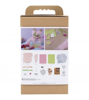 Kit creativ pentru cusut, Pisică - Seturi de cusut pentru copii Kit creativ pentru cusut, Pisică - Seturi de cusut pentru copii