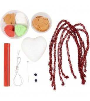 Mini kit creativ plastilină Silk Clay, figurină de Crăciun - Seturi Crăciun Mini kit creativ plastilină Silk Clay, figurină de Crăciun - Seturi Crăciun