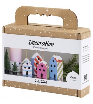 Set creativ - Căsuțe colorate - Seturi Crăciun Set creativ - Căsuțe colorate - Seturi Crăciun