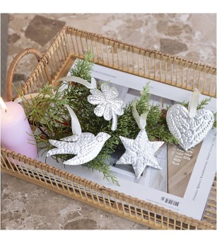 Mini kit creativ, ornamente argintii de Crăciun - Seturi crafturi copii Crăciun Mini kit creativ, ornamente argintii de Crăciun - Seturi crafturi copii Crăciun